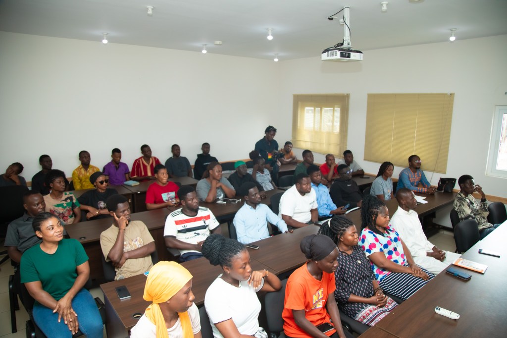 Young Ghanaians participating in AgroT Hub entrepreneurship workshop